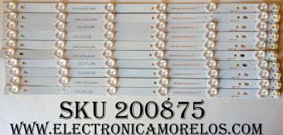 KIT DE LED PARA TV / PROSCAN SMD50-10X6 / E177671B/PEC DGV0-3A / MODELO PLDED5069	