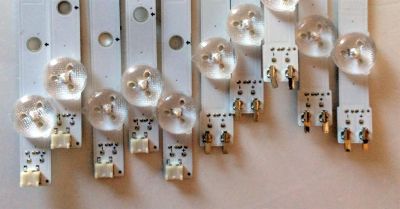 KIT DE LED´S PARA TV (10 PIEZAS) / SAMSUNG BN96-39055A / BN96-39056A / D3GE-550SMA-R1 / D3GE-550SMB-R0 / SUSTITUTAS BN96-28772A / BN96-28773A / PANEL CY-DJ055BGHV1H / MODELOS UN55H6103AFXZP / UE55H6273SSXZG / UA55H6203ARXSJ / UA55H6203ARXTW - Imagen 4