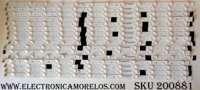 KIT DE LED PARA TV / VIZIO IC-VZAA65D700A/IC-VZAA65D700B / IC-VZAA65D700A / IC-VZAA65D700B / MODELO M65-D0 LAUAUAAS	