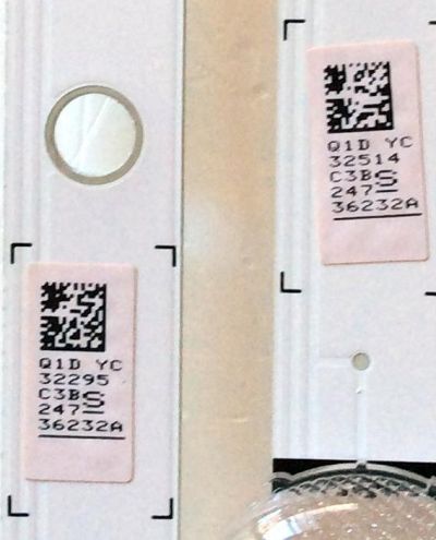 KIT DE LED´S PARA TV (2 PIEZAS) / SAMSUNG BN96-36232A / 36232A / 2015 SVS F-COM 32 HD L5 REV1.2 150206 / LM41-00133A / 2015 SVS F-COM / 150518 / LM41-00133A / LM41-00148A / PANEL´S CY-JJ032AGLV1H / JJ032AGE-R1 / JJ032AGL-R1 / MODELO UN32J4000AFXZA LC06 - Imagen 2