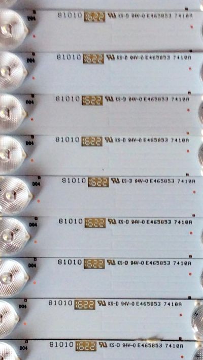 KIT DE LED´S PARA TV / VIZIO 210BZ06D0 (12 PIEZAS) / 500TT43 V4 / E465853 7410A / PANEL TPT500J1-HVN07.U REV.S500G / MODELO D50-D1 LTMWTQIS - Imagen 3