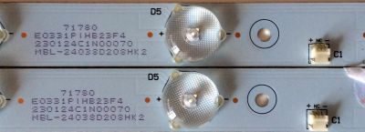 KIT DE LED PARA TV / ATVIO E0331PIHB23F4 / MBL-24038D208HK2 / LE-600 / 01L73-A / MODELO AT24HHM / PANEL HK236WLEDM-CHC3H	 - Imagen 2