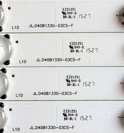 KIT DE LED´S PARA TV (4 PIEZAS) / HISENSE 1143870 / JL.D40B1330-03CS-F / 12BH2133 / PANEL JHD400GF-E32(008)\S30\FM\ROH 187959 / MODELOS 40H3F / 40H3E - Imagen 4