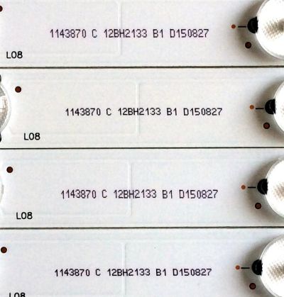 KIT DE LED´S PARA TV (4 PIEZAS) / HISENSE 1143870 / JL.D40B1330-03CS-F / 12BH2133 / PANEL JHD400GF-E32(008)\S30\FM\ROH 187959 / MODELOS 40H3F / 40H3E - Imagen 3