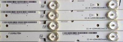 KIT DE LED´S PARA TV (4 PIEZAS) / SHARP IC-A-VZAA39D266A3 / IC-A-VZAA39D266B3 / IC-A-VZAA39D266C3 / IC-E-VZAA39D266A / IC-E-VZAA39D266B / IC-E-VZAA39D266C / PANEL T390XVN01.0 / MODELOS LC-39LE551U / D390-B0 LATARRAQ / D390-B0 LAUARRAQ - Imagen 2