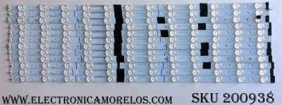 KIT DE LED PARA TV / ECH-B23-3-S6 / 0981010B8712 / 0981010B8713 / BC33-A7-837-13 / BC33-A7-937-12 / M65-E0-B-V3 / 01R97-A / A7-937-12 / A7-837-13 / MODELO 65''