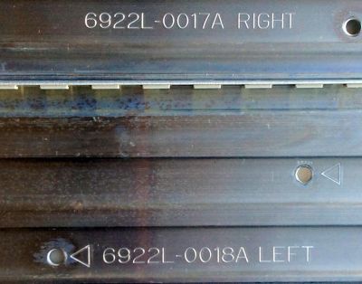 KIT DE LED`S PARA TV (2 PIEZAS) / LG 6920L-0131D / 6920L-0131C / 6922L-0017A / 6922L-0018A / PANEL`S LC470EUE (SE)(R1) / LC470EUE (SE)(M1) / LC470EUN (SE)(M1) / MODELOS 47LS4500 / 47LM4600-UC / 47LS4600-UA AUSWLKN / TC-L47E5 / E47 CE4701-EUNSEM2 - Imagen 3