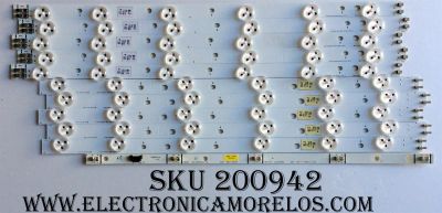 KIT DE LED PARA TV / SAMSUNG LTJ400HM08-V / 2011SVS40 3228 LEFT06 (A) REV1.0 / 2012SVS40 3228 RIGHT06(B) REV1.0 / MODELO UN40EH5300FXZA	 / UN40EH5050F
