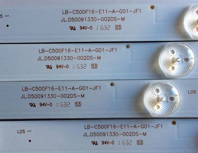 KIT DE LED PARA TV / HITACHI LB-C500F16-E11-A-G01-JF1 / JL.D50091330-002DS-M / D160825 / MODELO 50R5	 - Imagen 3
