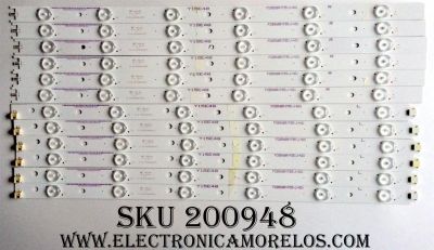 KIT DE LED PARA TV / VIZIO 56.38005.054 / IC-B-HWX48D497R / IC-B-HWX48D497L / 5638025007 / 5638005054 / MODELO E48-C2 / PANEL'S LSC480HN08-G01 / LSC480HN05-B01	