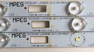 KIT DE LED PARA TV / TCL GIC32LB27_LED3030_V0.5_20140819 / ZM-G-01 4C-LB3208-ZM3 496 / 4C-LB3208-ZM3 / MODELO 32"	 - Imagen 5
