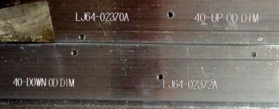 KIT DE LED´S PARA TV (2 PIEZAS) / SAMSUNG 2010SVS40 / 240HZ_64 / LJ64-02370A / LJ64-02372A / PANEL´S LTF400HU02 / LTF400HJ05-A / MODELO UN40C7000WFXZA SQ01 / UN40C6300SF - Imagen 5