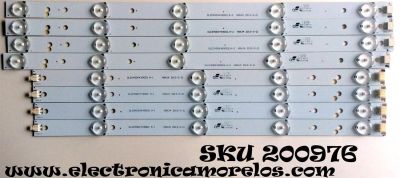 KIT DE LED PARA TV / ETEC DLED40DX4X9002 / DLED40DX4X9002.A-2 / DLED40DX4X9002 A-1 / MODELO 40E700 / PANEL LSC400HM03-G	