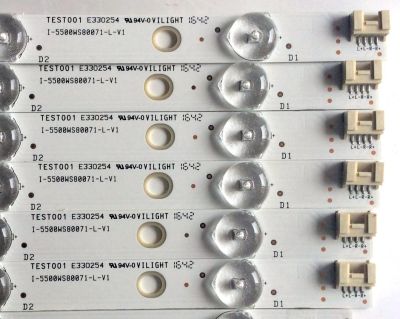 KIT DE LED´S PARA TV (12 PIEZAS)  / VIZIO I-5500WS80071-L-V1 / I-5500WS80071-R-V1 / WS55-1223-L / WS55-1223-R / 0563802702 / PANEL 7ZB00201C07 / 7ZB00W01C07 / MODELO D55-D2 LWZ2UCBS - Imagen 2