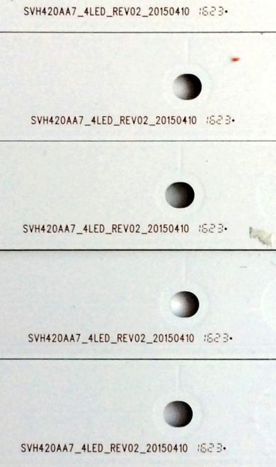 KIT DE LED´S PARA TV (7 PIEZAS) / SHARP 1142939 / 20150410 / SVH420AA7_4LED_REV02_20150410 / PANEL´S HD426DU-B51(010) / HD426DF-B51(010) / MODELO LC-43N6100U - Imagen 3