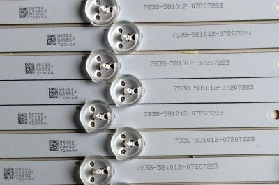 KIT DE LED'S PARA TV TOSHIBA (12 PIEZAS) / NUMERO DE PARTE DLED5572-2835-6 / K550WDR / SVK550AJ3_REV02_6LED_B_150617 / 7838-581012-07207223 / PANEL K550WDR-HE350 / MODELO 55L310U - Imagen 2