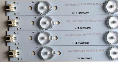 KIT DE LED PARA TV / ELEMENT L.14.164000000(4 PZAS.) / 101914 / PB11D785183BL042-001H / PANEL T400D3-HA24-DY4 MODELO ELEFW408 A1400	 - Imagen 2