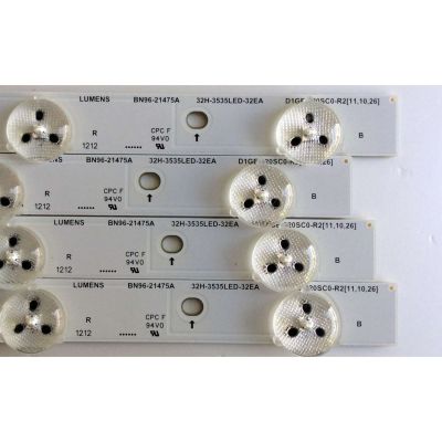 KIT DE LED`S PARA TV (4 PIEZAS) / SAMSUNG BN96-21475A / 32H-3535LED-32EA / D1GE-320SC0-R2[11, 10, 26] / BN41-01823A / BN96-21485A / SUSTITUTAS DE320AGE-V2 / DE320AGH-C1 / DE320AGM-C2 / PANEL DE320AGM-C1 CC01 / MODELO UN32EH4000FXZA CS01 - Imagen 4