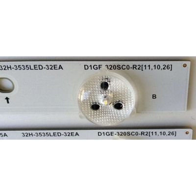 KIT DE LED`S PARA TV (4 PIEZAS) / SAMSUNG BN96-21475A / 32H-3535LED-32EA / D1GE-320SC0-R2[11, 10, 26] / BN41-01823A / BN96-21485A / SUSTITUTAS DE320AGE-V2 / DE320AGH-C1 / DE320AGM-C2 / PANEL DE320AGM-C1 CC01 / MODELO UN32EH4000FXZA CS01 - Imagen 5