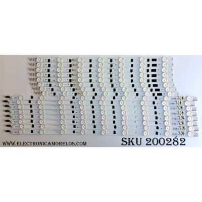 KIT DE LED´S PARA TV (16 PIEZAS) / SAMSUNG 2013SVS50F R 7 REV1.8 130103 / 2013SVS50F L 9 REV1.8 130103 / 200000 / 200000  / PANEL HF500CSM-C1 / MODELO UN50F6300AFXZA CH01