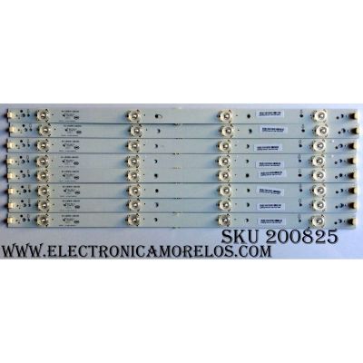 KIT DE LED´S PARA TV (8 PIEZAS) / TCL 40-LB3910-LBA2XG / KB6160 / J2120515SB283K2 / KFFX/39L0201-LB410AA/15677 / PANEL LVF390CMTME11V3 / MODELO LE39FHDF3300TA	