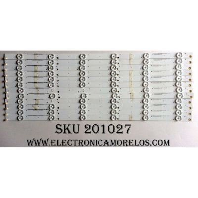 KIT DE LED PARA TV / VIZIO LSC550HN02-G01 / 056380270371 / I-5500WS80063-V0 / TEST001E330254 / MODELO D55N-E2	