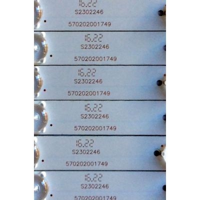 KIT DE LED PARA TV (6 PIEZAS) / JVC 570202001749 / S2302246 / PANEL´S 550T60D2804 / SM550T60D2804-D0613 / MODELO LT-55EM76 AAE	 - Imagen 3