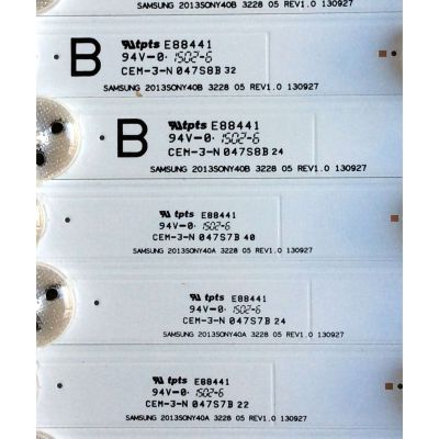 KIT DE LED´S PARA TV (10 PIEZAS) / 2013SONY40B / 2013SONY40A  / 3228 05 REV:1.0 / P119 E 033465 A4E 033 / P119 E 032626 A4F 033 / 1-889-701-12 / 1-889-702-12 (173476712) / PANEL LSY400HN01-B01 / MODELO KDL-40W600B	 - Imagen 2