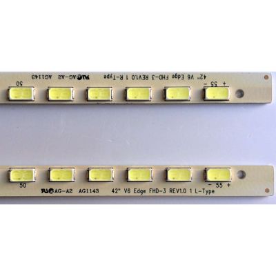 KIT DE LED´S PARA TV (2 PIEZAS) / LG AG1143 / 42¨ V6 Edge FHD-3 REV:1.0 R-Type / 42¨ V6 Edge FHD-3 REV:1.0 L-Type / PANEL LC420EUN(RD)(V1) / MODELO 42LV3520-UJ.CWMYLH	 - Imagen 3