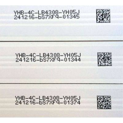 KIT DE LED'S PARA TV ((3 PIEZAS)) / NUMERO DE PARTE 4C-LB4308-YH05J / 006-P1K3532A / TOT_43D2900_3X8_3030C_D6T-2D1_4S1PX2 REV.V2 / T0T_43D2900_3X8_3030C_D6T-2D1_4S1PX2 REV.V2 / PANEL'S LVF430ND1L / LVF430CS0T E7 V1 / MODELOS 43S303 / 43S305 / 43S303TBAA - Imagen 4