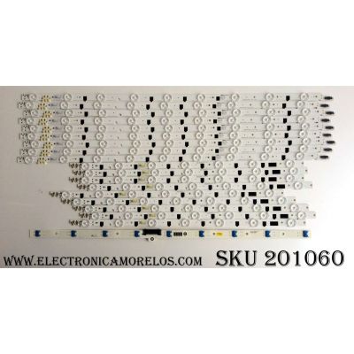 KIT DE LED´S PARA TV (18 PIEZAS) / SAMSUNG BN96-25310A / BN96-25311A / A26930A S131008D BN41-02028A / SAMSUNG 2013SVS50F L9 REV:1.9 130130 / SAMSUNG 2013SVS50F R7 REV:1.9 130130 / PANEL´S HF500BGA-B2 / T500HVF02.1 / HF500CSAB2 / MODELO UN50F6300AFXZA AH03