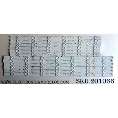 KIT DE LED´S PARA TV (12 PIEZAS) / VIZIO F105N9LP39I / Y16E50 AUO / IC-C-HWX50D618R / IC-C-HWX50D618L / 05638022023131EIFN5L / 05638022023131EIFN5R / PANEL T500QVN02.0 / MODELO E50u-D2 LWZ2UGAS