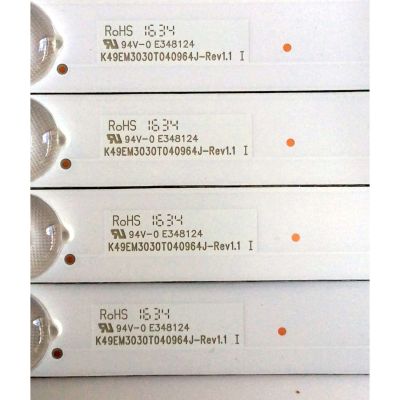 KIT DE LED PARA TV (4 PIEZAS) / PROSCAN K49EM3030T040964J-Rev1.1 / M01Y158K22KAA1689K / 8149010649007 / PANEL HV490FHB-N8D / CN49DX78D / MODELO 49"	 - Imagen 4
