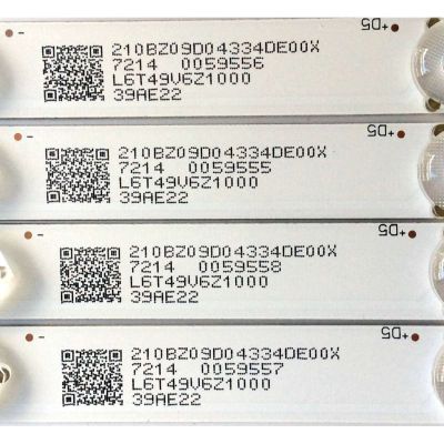 KIT DE LED´S PARA TV (4 PIEZAS) / VIZIO 39AE22 / LB-PF3030-GJVIZIO394X9AE22-H / 210BZ09D04334DE00X / 7214  0059556 / L6T49V6Z1000 / PANEL´S TPT390J1-HVN04.U REV:S002A / T390HVN04.0 / MODELO D39F-E1 LTTWBLKT  - Imagen 3