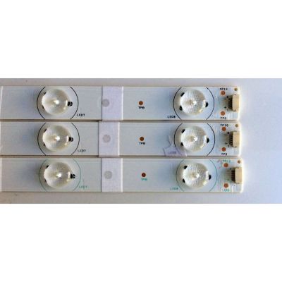 KIT DE LED´S PARA TV (3 PIEZAS) / (NOTA:COMPARAR PANEL Y LED´S) / RCA 32INCH WS V2.0 / 32INCH WS V2.0 PITCH 80MM / E227809 / PANEL´S T315HW0-V8 / T315HB01 V.1 / T315HW07-V8 / T320HW07 / LSC320AN01-QYE / HV320WX2-200 / MODELOS LED32C45RQ / LED32C45RQD - Imagen 3