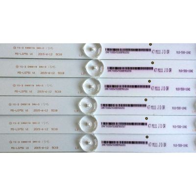 KIT DE LED`S PARA TV (10 PIEZAS) / ELEMENT T500-CMA-LED / 910-500-1042B / MS-L0751 V1 2015-6-12 5C1B / PANEL T500-CMA-LED / SY16067 / T500-CMA-DLED / MODELOS ELEFT506 A6A2M / ELEFT506 M5A3M - Imagen 3