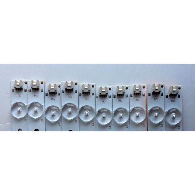 KIT DE LED`S PARA TV (10 PIEZAS) / ELEMENT T500-CMA-LED / 910-500-1042B / MS-L0751 V1 2015-6-12 5C1B / PANEL T500-CMA-LED / SY16067 / T500-CMA-DLED / MODELOS ELEFT506 A6A2M / ELEFT506 M5A3M - Imagen 2
