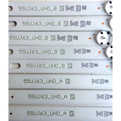 KIT DE LED`S PARA TV (10 PIEZAS) / LG EAV63632405 / 55UJ63_UHD_A / 55LJ55_FHD_A / 55UJ63_UHD_B / 55LJ55_FHD_B / SSC_55LJ55/55UJ63_B_8LED_REV01_160922 / PANEL NC550DGG-AAFX3 / MODELO 55UJ6300-UA BUSYLOR	 - Imagen 2