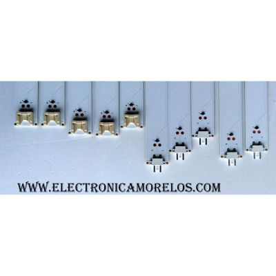 KIT DE LED`S PARA TV (10 PIEZAS) / LG EAV63632405 / 55UJ63_UHD_A / 55LJ55_FHD_A / 55UJ63_UHD_B / 55LJ55_FHD_B / SSC_55LJ55/55UJ63_B_8LED_REV01_160922 / PANEL NC550DGG-AAFX3 / MODELO 55UJ6300-UA BUSYLOR	 - Imagen 5