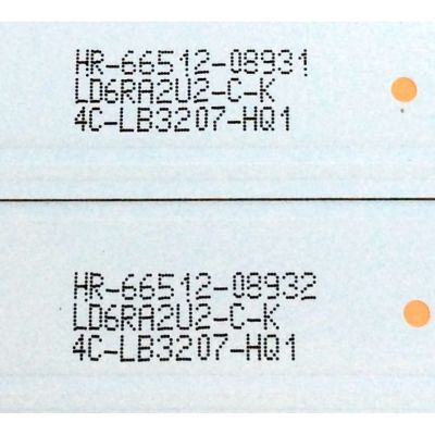 KIT DE LED`S PARA TV (2 PIEZAS) / TCL 32HR330M07A2 V2 / HR-66512-08931 / LD6RA2U2-C-K / 4C-LB3207-HQ1 / 32D2700 / PANEL`S LVW320CS0T E273 / ST3151A05-A VER 2.1 / MODELO 32S3800TSAA - Imagen 2