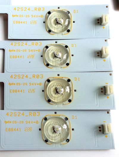 KIT DE LED`S PARA TV (8 PIEZAS) / INSIGNIA CN-42S24E02-JDD41-0-J-28B / CN-42S24E02-JDD41-0-J-28A / PANEL T420HW08.V9 / MODELO NS-42D240A13 - Imagen 2