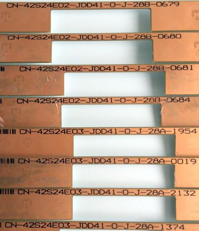 KIT DE LED`S PARA TV (8 PIEZAS) / INSIGNIA CN-42S24E02-JDD41-0-J-28B / CN-42S24E02-JDD41-0-J-28A / PANEL T420HW08.V9 / MODELO NS-42D240A13 - Imagen 3