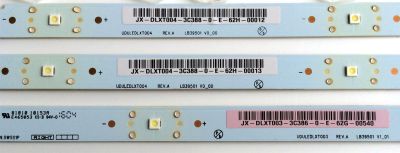 KIT DE LED`S PARA TV (3 PIEZAS) / SANYO UDULEDLXT003 / UDULEDLXT004 / 39.5W4SIP LEFT / 39.5W5SIP RIGHT / LB39501 V0_00 / LB39501 V1_01 / JX-DLXT004-3B388-0-E-62H / JX-DLXT003-3B386-0-E-62G / PANEL U5A23XT / MODELO FW40D36F - Imagen 4