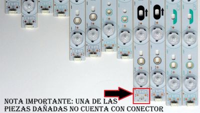 KIT DE LED`S PARA TV (45 PIEZAS) / SHARP ZZC2317WCA063050B3 / ZZC2320WCA041620A1 / ZZC2319WCA006370A1 / ZZC2211WCA036 / (5070) / (5071) / (5072) / (5073) / (5074) / PANEL LK800D3GW10Z / MODELO LC-80LE633U / ((INCOMPLETO 44 PIEZAS)) - Imagen 6