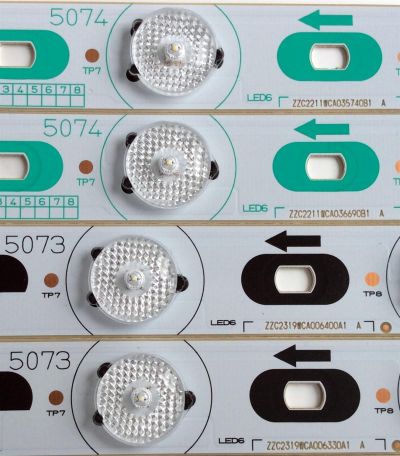 KIT DE LED`S PARA TV (45 PIEZAS) / SHARP ZZC2317WCA063050B3 / ZZC2320WCA041620A1 / ZZC2319WCA006370A1 / ZZC2211WCA036 / (5070) / (5071) / (5072) / (5073) / (5074) / PANEL LK800D3GW10Z / MODELO LC-80LE633U / ((INCOMPLETO 44 PIEZAS)) - Imagen 2