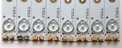 KIT DE LED'S PARA TV SANYO ((8 PIEZAS)) / NUMERO DE PARTE 4C-LB400T-YH3 / 006-P2K1793B / 40F2370-6EA / PANEL LVF400SSDX E7 V6 / MODELO DP40D64 P40D64-02 - Imagen 2