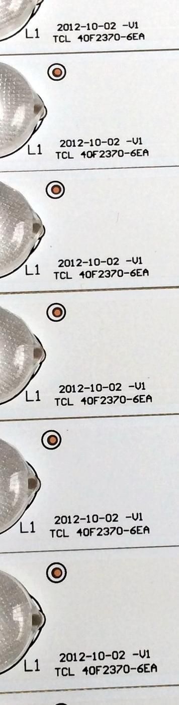 KIT DE LED'S PARA TV SANYO ((8 PIEZAS)) / NUMERO DE PARTE 4C-LB400T-YH3 / 006-P2K1793B / 40F2370-6EA / PANEL LVF400SSDX E7 V6 / MODELO DP40D64 P40D64-02 - Imagen 5