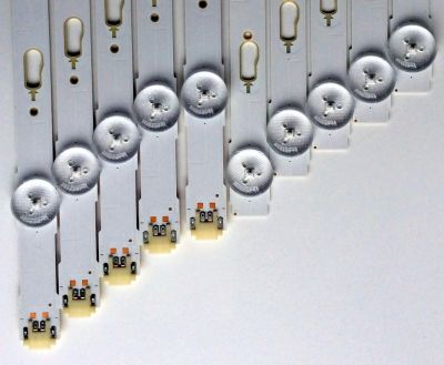 KIT DE LED`S PARA TV (10 PIEZAS) / SAMSUNG BN96-34791A / 34792A / LM41-00117C / 00117B / PANEL CY-GY040HGLVCH / SUSTITUTOS CY-GJ040HGLVDH / CY-GJ040HGLVGH / CY-GJ040FLLV1H / CY-WJ040HGLV1H / CY-GJ040HGLVFH / MODELOS UA40KU6000 / UE40JU6050 / UN40JU6400 - Imagen 2