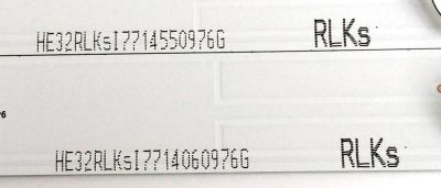 KIT DE LED`S PARA TV (2 PIEZAS) / SHARP HE32RLKS17714550976G / 124MA042R-B1 / HD315DH-E84 / 1175517 / PANEL HD315K2H81-B1 / MODELO LC-32LB591U - Imagen 2