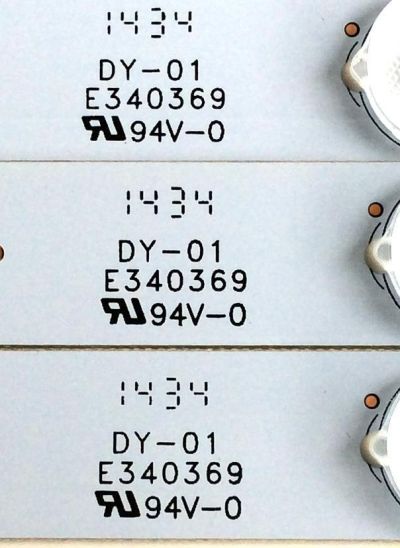 KIT DE LED`S PARA TV (3 PIEZAS) / UPSTAR / CRH-F323535070345D-REV1.1 / A6L16A51DNB44AIF / E340369  / PANEL BOEI320WX1 / MODELOS P32ES8 / ELEFW328 - Imagen 3